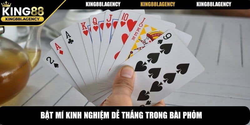 Bật mí kinh nghiệm dễ thắng trong bài phỏm