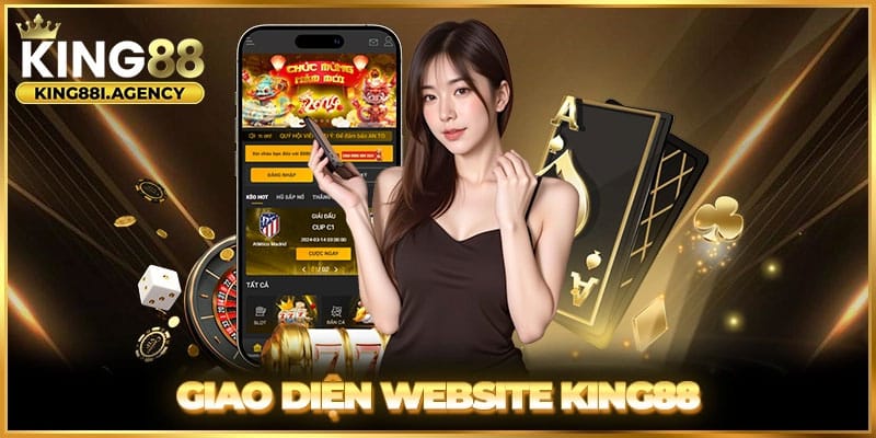 Giao diện website king88